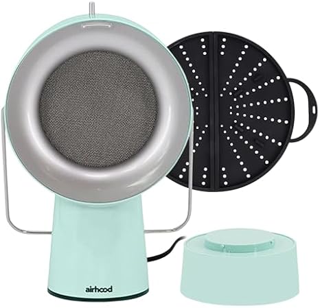 AirHood Wireled Portable Kitchen Range Hood Premium Bundle, Mint Green