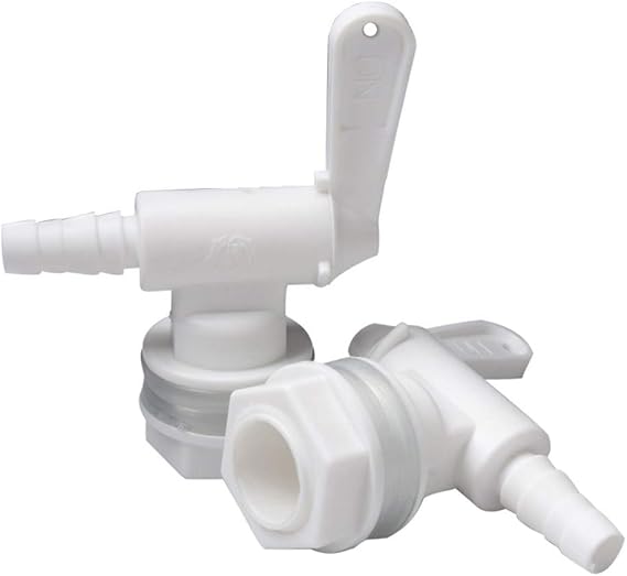 2-Pack Bottling Spigot Plastic Bottling Bucket Spigot Valve Replacement Tap for Fermenter Bucket Homebrew Wine Making Beer