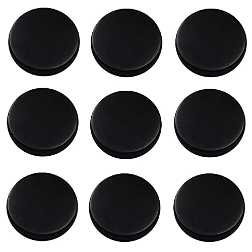 9 pcs Authentic Shungite Stickers Polished 20 mm  0.78 Genuine Healing Energy Stone Protection Plate for Cell Phone Case Tablet Laptop Computer Noble Gemstone Protector Crystal