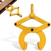 BISupply Pallet Puller Clamp, 6,000 lb pound Pulling Capacity, Pallet Grabber Hook Puller Tool for Forklift Chain