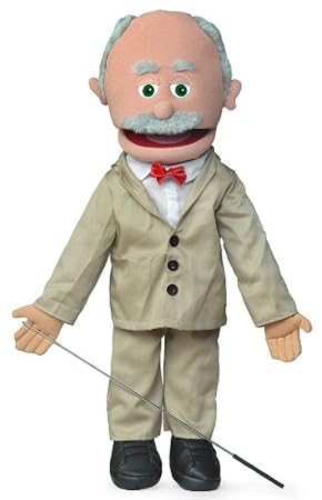 25" Pops, Hispanic Grandfather, Full Body, Ventriloquist Style Puppet