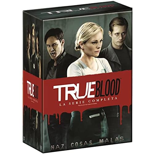 True Blood: The Complete Series DVD Collection The Complete First, Second, Third, Fourth, Fifth, Sixth & Seventh Seasons (Seasons 1, 2, 3, 4, 5, 6, 7) [Region 1, Spanish Artwork]