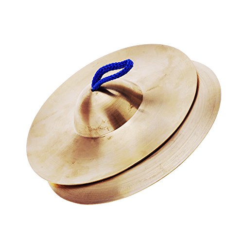 Andoer 15cm5.9in Mini Small Kids Children Copper Hand Cymbals Gong Band Rhythm Beats Percussion Musical Instrument Finger Cymbals