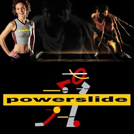 Powerslide Adjustable Slide Board 6ft Lateral Exercise Trainer (XLarge Booties) | XLarge Booties