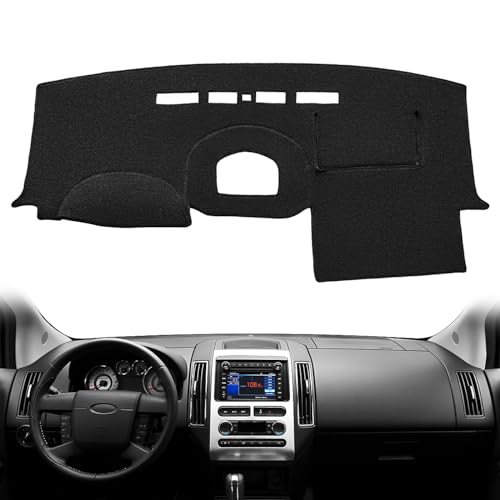 Dash Cover Mat Custom Fit for Ford Edge Dashboard Cover Pad Cap Carpet Protector F205 Black