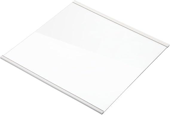 DA97-20647A Refrigerator Glass Shelf Replacement for Samsung Fridge | Fits RS27T5200SG RS27T5200SR/AA RS27T5201SR/AA RS27T5561SR/AA Tempered Glass Upper Shelf