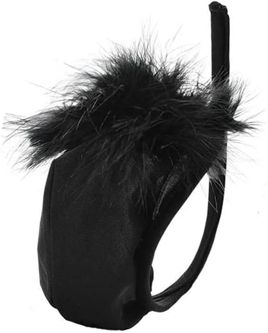 Men's Sexy C String G Lingerie Underwears T Black Thongs Sexy Half Thong Bulge Pouch C Shape String Panty Feather