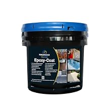 PerformanceDIY Good Half Kit Epoxy Floor Coating-Black Base with Gray Blend 1/4" Flakes-Light Flake Coverage,Covers 250 sq. ft.-for Garage,Basement, Patio,Commercial Floors,Concrete-Non-Toxic