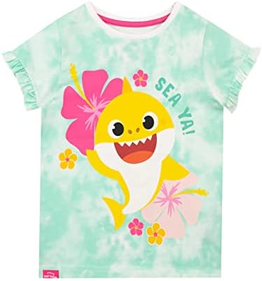 Pinkfong Girls T-Shirt Baby Shark Blue 18 M