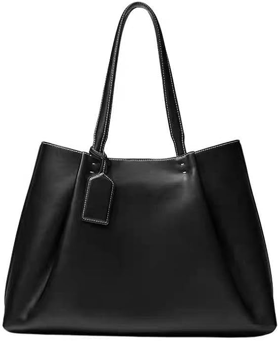 ZA Women's City Leisure Bag Fashion Retro Handbag Commuter Large Capacity Texture Tote Bag Business Bag