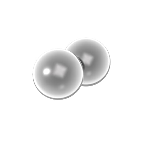 Large Sphere Magnet N42, 1.26" Dia-2 Pack Spherical Rare Earth Magnets, 1-1/4 Inch Super Strong Neodymium Ball Magnet for Fridge,Industrial,Research,Commercial,Magnetic Stud Finder