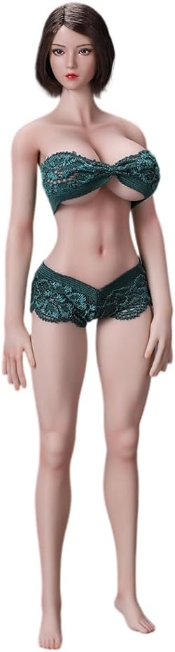 Fremego 1/6 Scale Female Body,Customized LDDOLL 28XL Seamless Figure Body 12inch Make Up Version Large Bust Super Flexible Action Figure Doll No Head Sculpt(with Detail)
