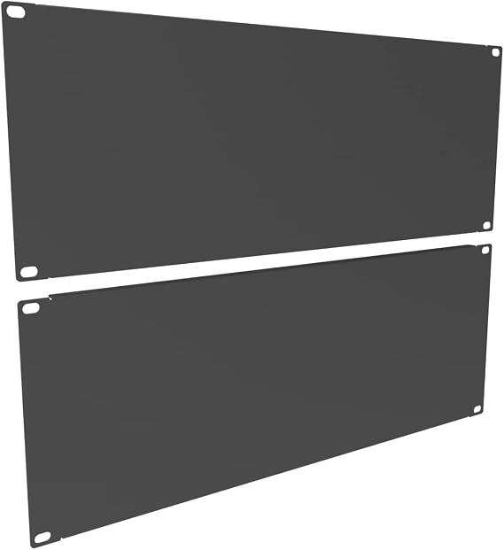 2 Pack of 4U Blank Panel - Metal Server Rack Panel