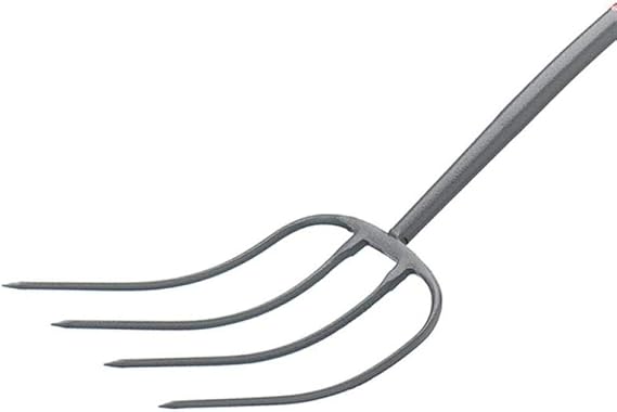 Bulldog 4 Prong Metal Handle Manure Fork