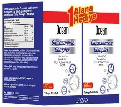 Ocean Glukozamin Kompleks 60 Tablet 2'li Paket