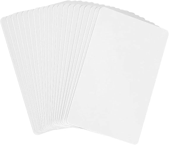 100pcs/Lot RFID Card 13.56Mhz MF S50 Proximity IC Smart Card Tag 0.8mm Thin for Access Control System ISO14443A (MIFARE Classic 1K)