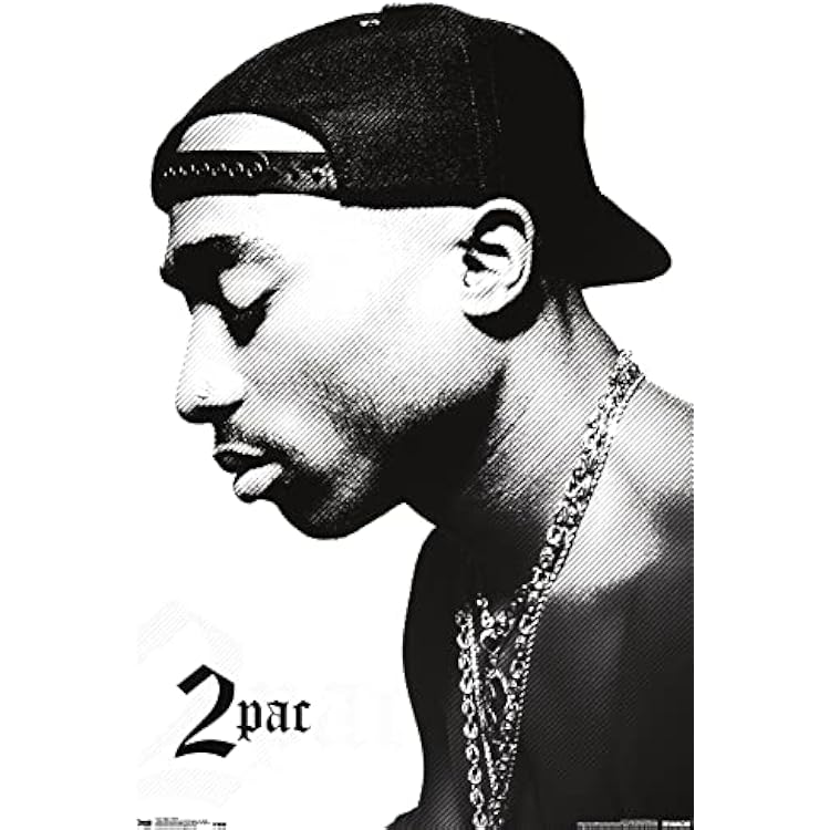 Trends International Tupac-Profile Wall Poster, 22.375 x 34, Multi