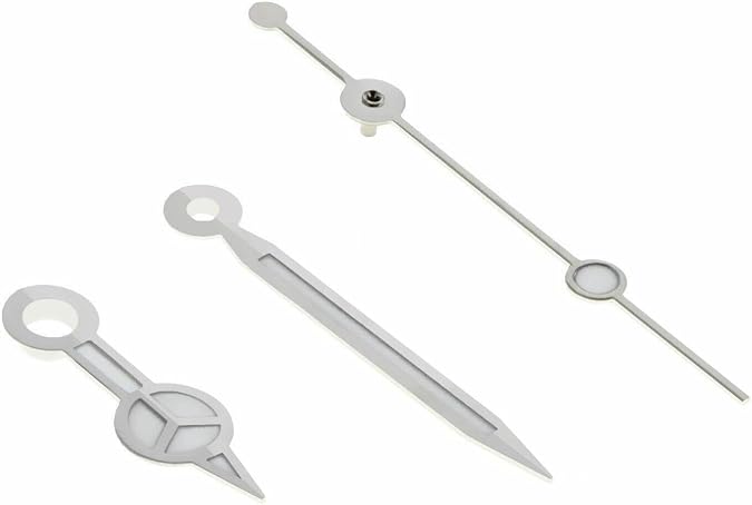 Ewatchparts Watch Hand Compatible With Rolex Tudor Submariner ETA 2824-2 2834-2 2836 2874 2892.A2 Silver
