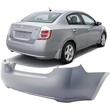 FitParts Compatible With Rear Bumper Cover 2007-2012 Nissan Sentra Base Custom Elite Emotion SL S Luxury. New, Primed and Ready for Paint. NI1100249 85022ET30J 2008 2009 2010 2011