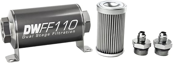 Deatschwerks - In-line fuel filter and housing kit (8-03-110-010K-6)