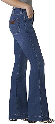 Wrangler Womens Womens Retro Premium Five Pocket High Rise Trouser Jean