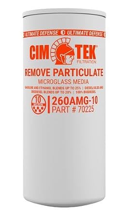 Replacement Spin-on Fuel Filter Compatible with 260AMG10 / CIM-TEK (2-Pack)