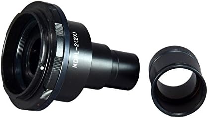 OMAX 2X Microscope Camera Adapter Digital D-SLR w/Optical Lens + 23.2-30.0 mm Adapter for Microscopes