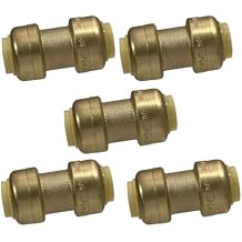 5 Pcs. XFITTING 3/8" Push Fit Coupling