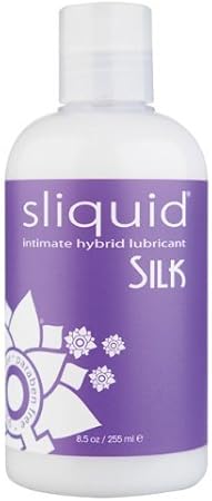 Sliquid Silk Hybrid Lube Glycerine & Paraben Free - 8.5 oz Bottle by Sliquid