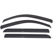 Auto Ventshade [AVS] Ventvisor / Rain Guards | Outside Mount | Smoke, 4 pc | 94155 | Fits 2009 - 2014 Ford F-150 SuperCrew, 2010 - 2014 SVT Raptor SuperCrew