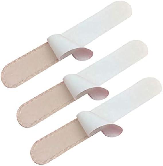 100pcs Collar Protectors Hat Tape Self-Adhesive Neck Liner Pads Against Collar Sweat Stains (White)