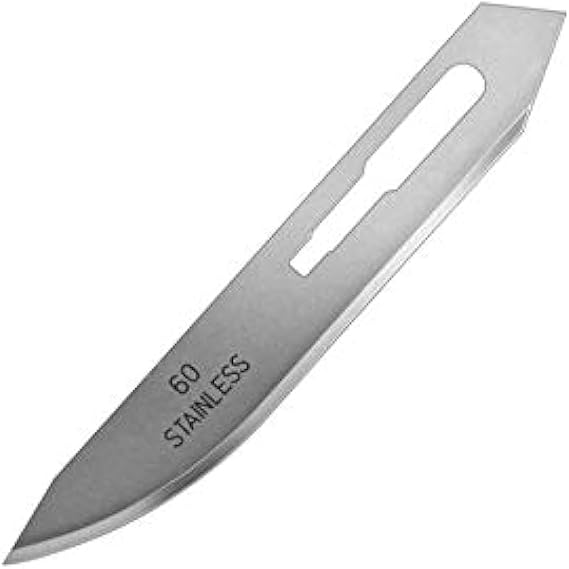Havalon #60XT Stainless Steel Bulk Replacement Blades, 100 count