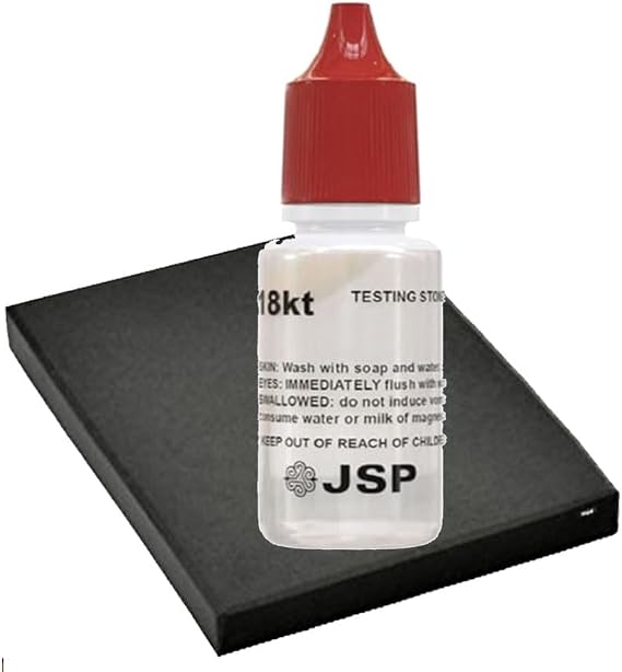 Waytest Gold Testing Solution 18K & Scratch Tester Stone Precious Metal Jewelry Test USA