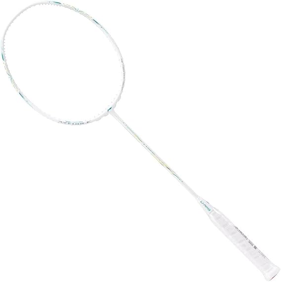 LI-NING AXFORCE 60 (4U) Durable Lightweight Shock-Absorbing Badminton Racket Pearl White AYPT281