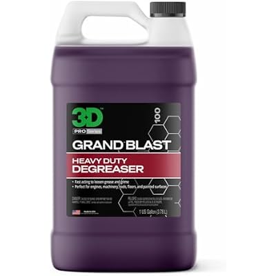 3D Grand Blast Engine Degreaser Heavy Duty Biodegradable Cleaner for Engines, Wheels, Exhausts & More Fast-Acting, Non-Staining Made in USA 1 Gallon