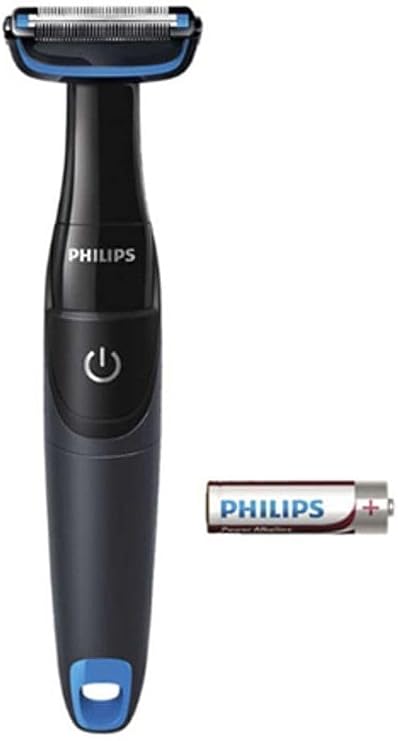 Philips 1000 Serisi Erkek Vücut Bakım Seti BG1024/15, Islak Kuru Tıraş Makinesi, Siyah Mavi