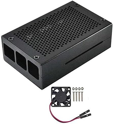 Raspberry Pi 4 Aluminum Enclosure Box (With Fan)