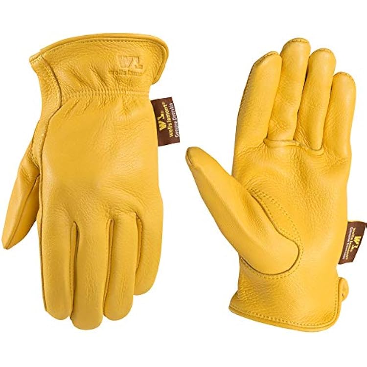 Wells Lamont Womens Soft Deerskin Full Leather Gloves, Small 987S