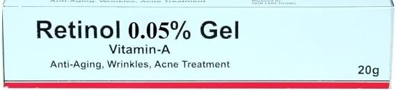 Retinol 0.05 Cream Cosmetic Skin Care Formula for Smoother Looking Skin, 20g