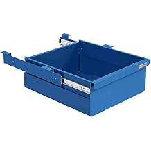 Heavy 16 Ga Cold Rolled Steel Drawer Kit - Powder Painted - 6" High x 14.5" Wide x 17" Length - Blue - by BenchPro.