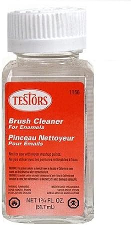 Testors Enamel Plastic Model Paint Thinner & Brush Cleaner, 1.75 oz. by Testor Corp.