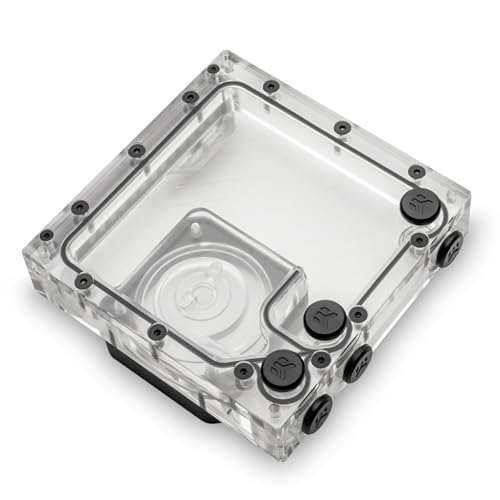 EKWB EK-Quantum Kinetic 3 FLT 140 D5DDC Body Reservoir, D-RGB, Plexi