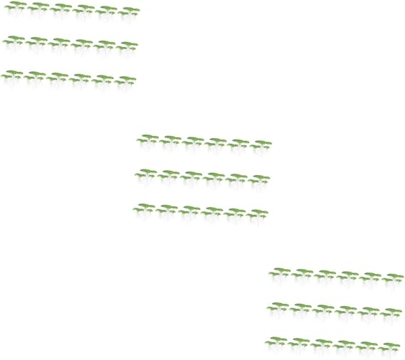 162pcs Artificial Floating Duckweed Aquarium Plants Realistic Simulation Water Decoration for Fish Tank Lightweight and Easy to Maintain Aquatic Ornaments