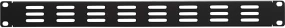NavePoint 1U Blank Rack Mount Panel IT Server Network Spacer Slotted Venting