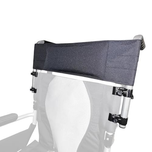 Push Wheelchair Handle Extenders and Backrest Extension, Universal Accessories for Adults, 300lbs Weight Capacity, Adjustable Height