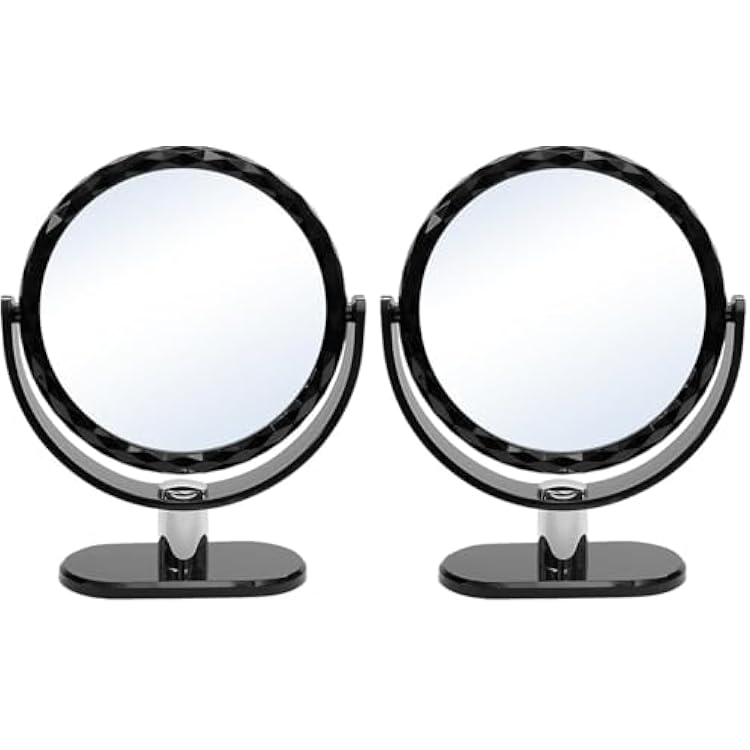 Karina 10x1x Magnification 360 Degree Mirror Pack of 2