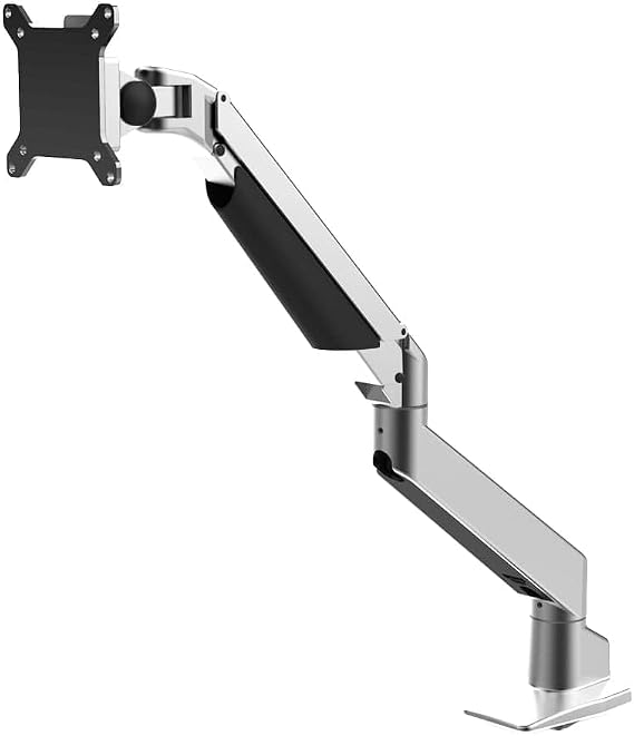 Desky Heavy Duty Single Monitor Arm (24lbs+) Space Gray