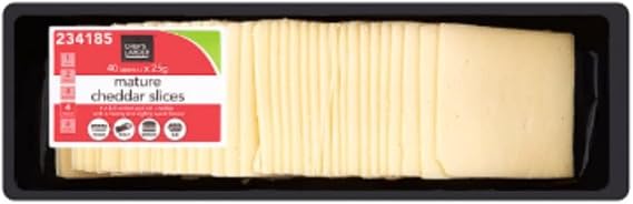 Chef's Larder Mature Cheddar Slices 1kg x 1
