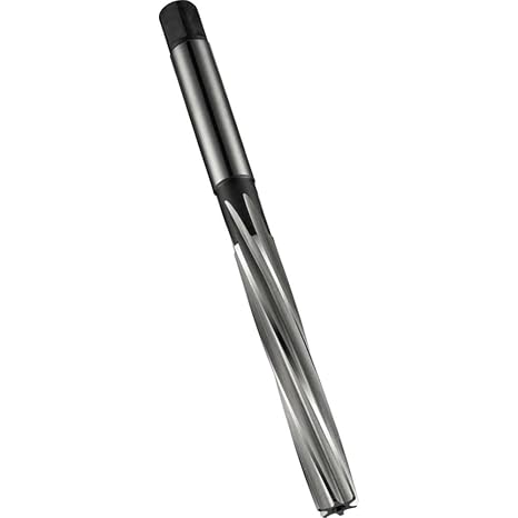 Dormer B10012.5 Reamer with Square Hand, Bright/ST Coating, High Speed Steel, Head Diameter 12.5 mm, Flute Length 76 mm, Full Length 152 mm