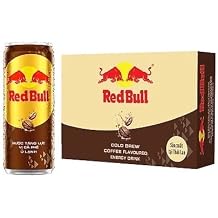 Red Bull Cold Brew Coffee Energy Drink 250ml (Pack of 24)